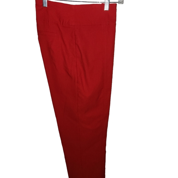 NWT, New Directions, Women's Red, slim leg pants. Size 14. - Picture 9 of 10